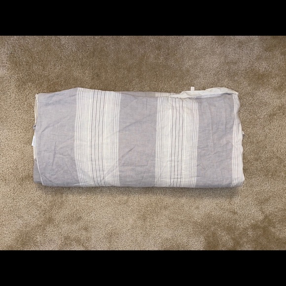 West Elm Other - West Elm king sized linen and cotton duvet & shams